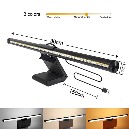 Halo Monitor Light Bar - 30cm dimmable LED screen light bar
